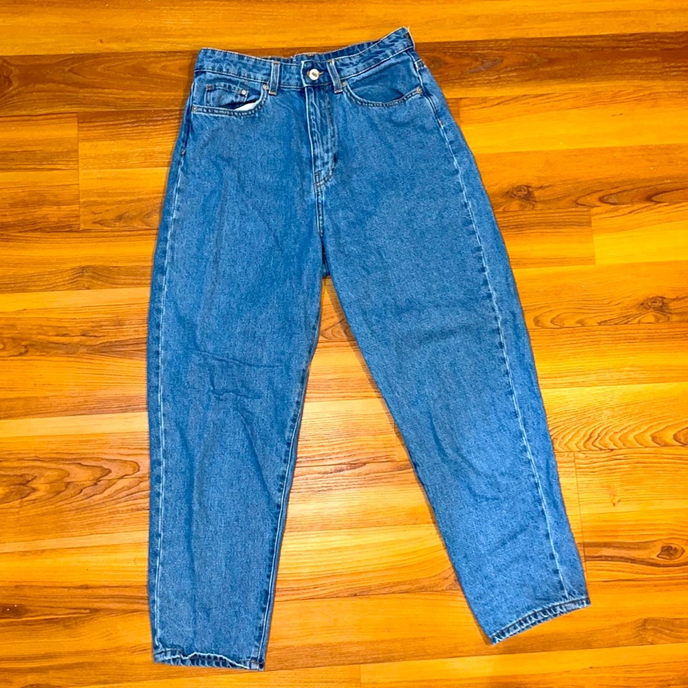 H&M Size 6 Full-Length Denim Mom Jeans